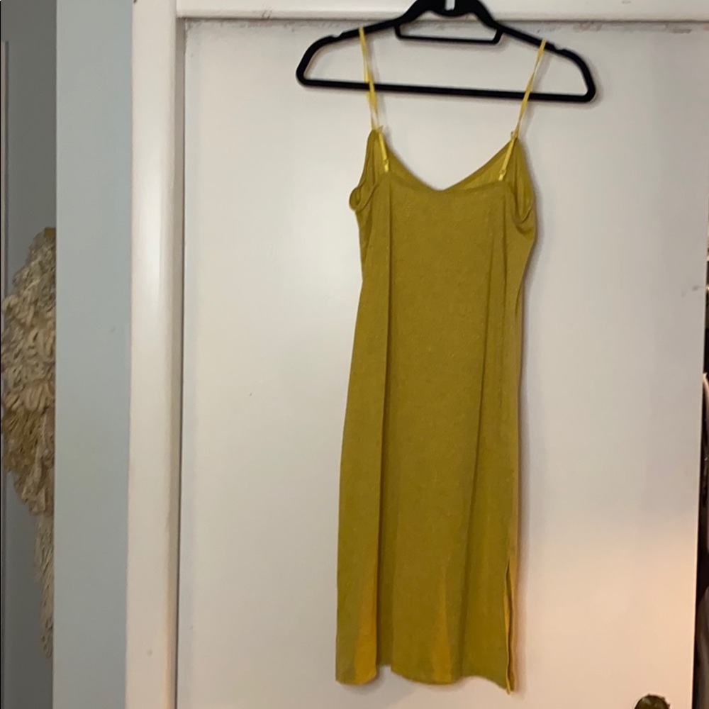 Gold Shimmer Day Dress View 3